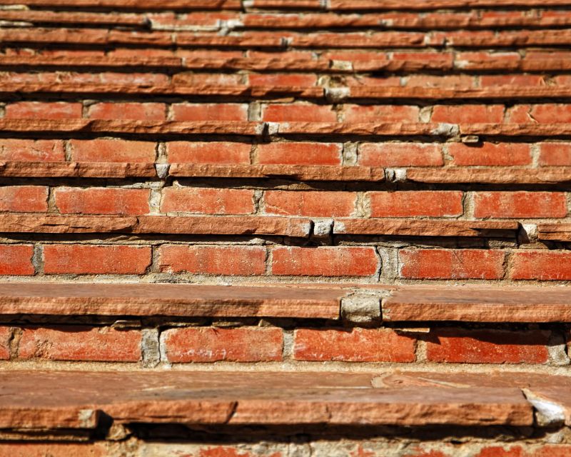 Brick Stair Repair detail